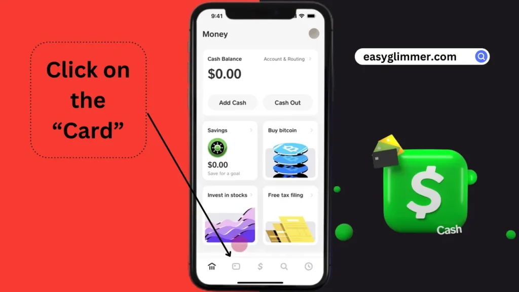 Look for a button called "Card" in your Cash App To Get A New Cash App Card For Free