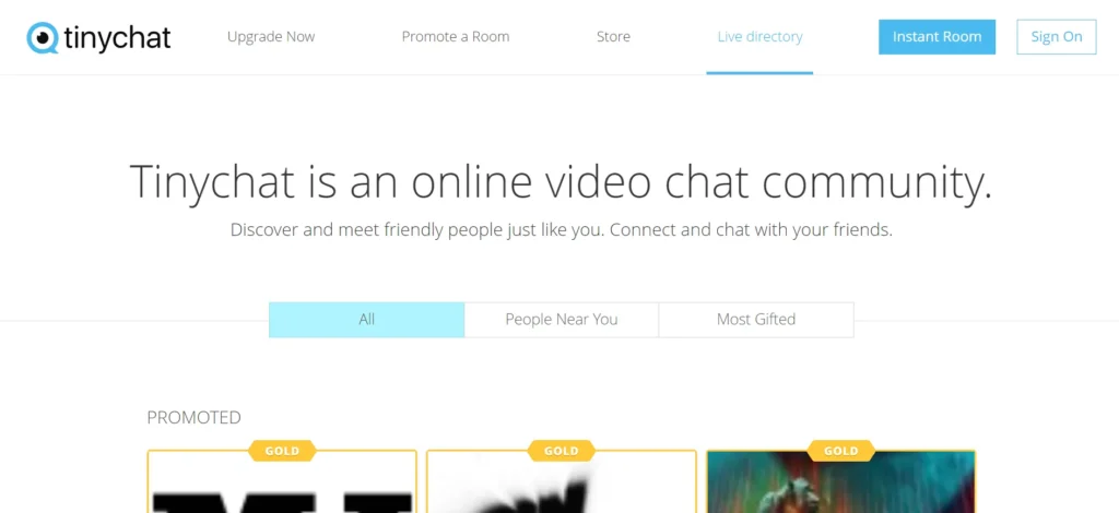 Tinychat- Best Free Omegle Alternatives in 2024: Free Live Video Chatting